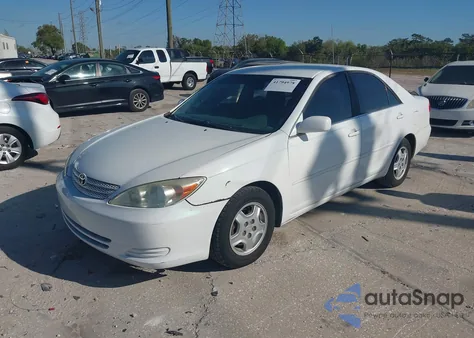 2002 Toyota Camry Le V6 из США, поврежденный, VIN 4T1BF32K42U007564